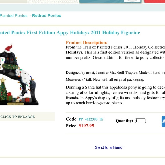 PAINTED PONIES FIRST EDITION APPY HOLIDAY 2011 - Picture 8 of 9